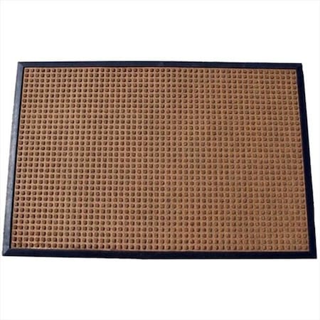 Durable Corp Durable Corporation 630S0046BN 4 ft. W x 6 ft. L Stop-N-Dry Mat in Brown 630S46BN